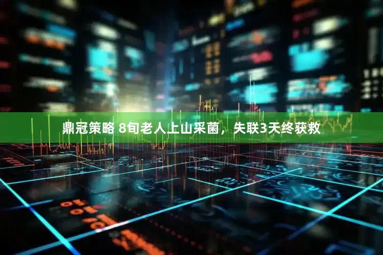 鼎冠策略 8旬老人上山采菌，失联3天终获救